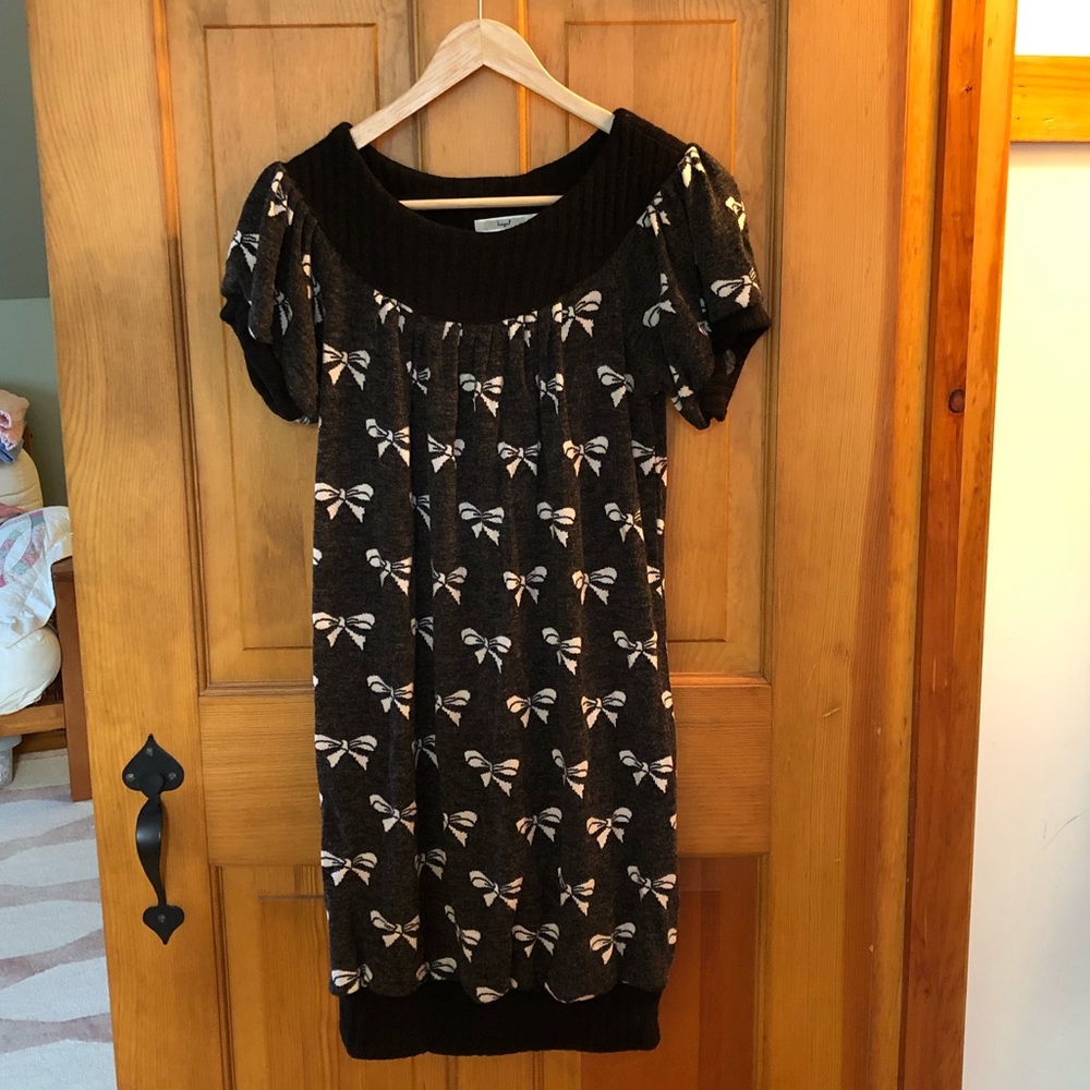 Bow Sweater Dress